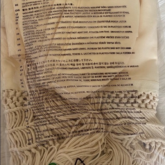 H&M Studio S/S 2021 Fringed Sweatshirt Hoodie - Picture 3 of 4